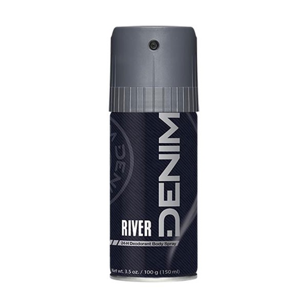 Denim Black Deodorant Body Spray for Men - 150ml