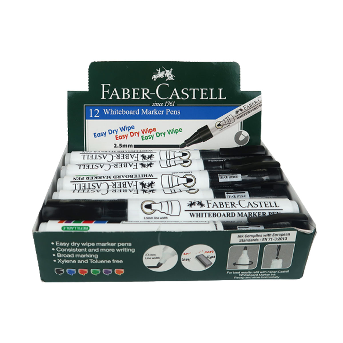 Faber-castell 45F Sketch Pens (Pack of 12)