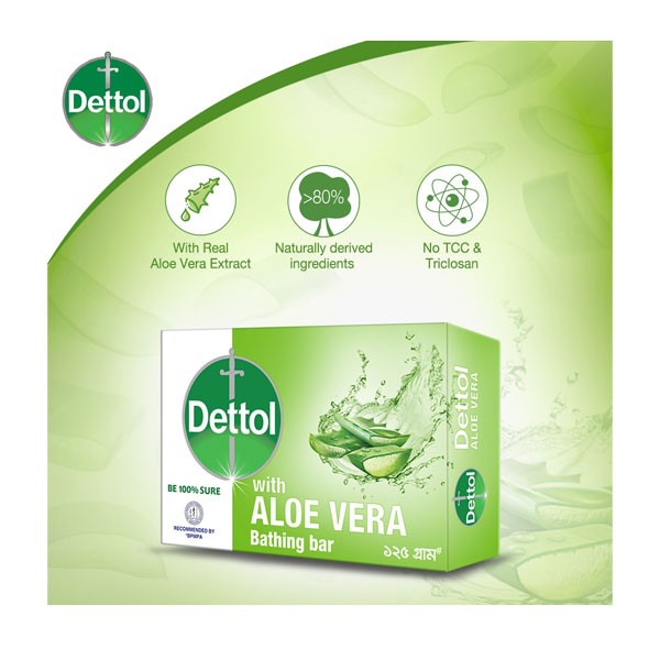 Dettol Aloe Vera Soap 75gm