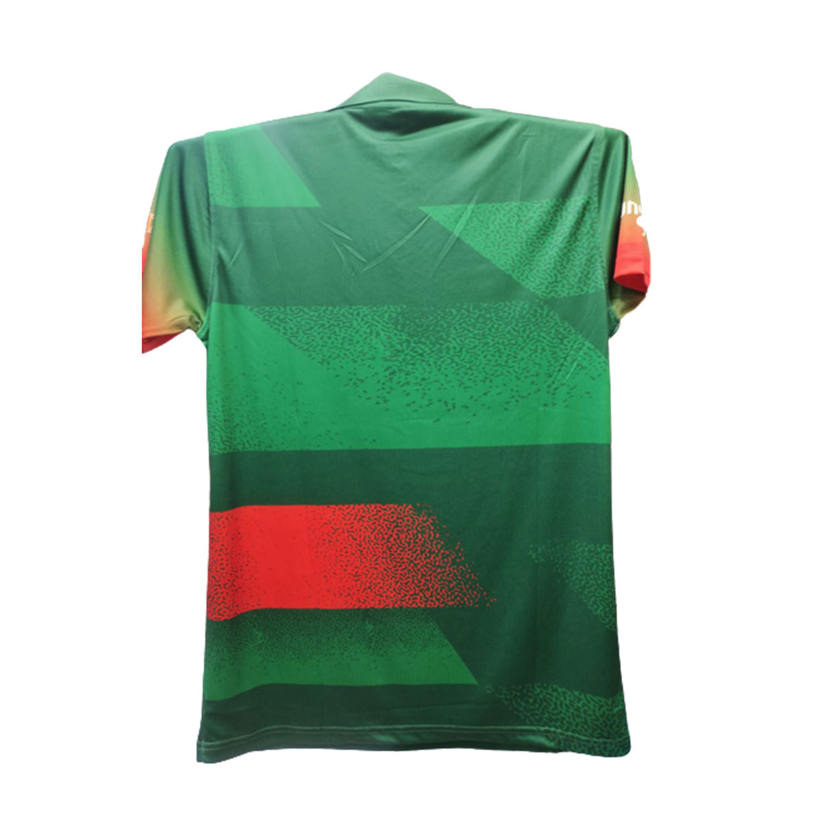 Mesh Bangladesh Cricket Half Sleeve Jersey - Green - 592