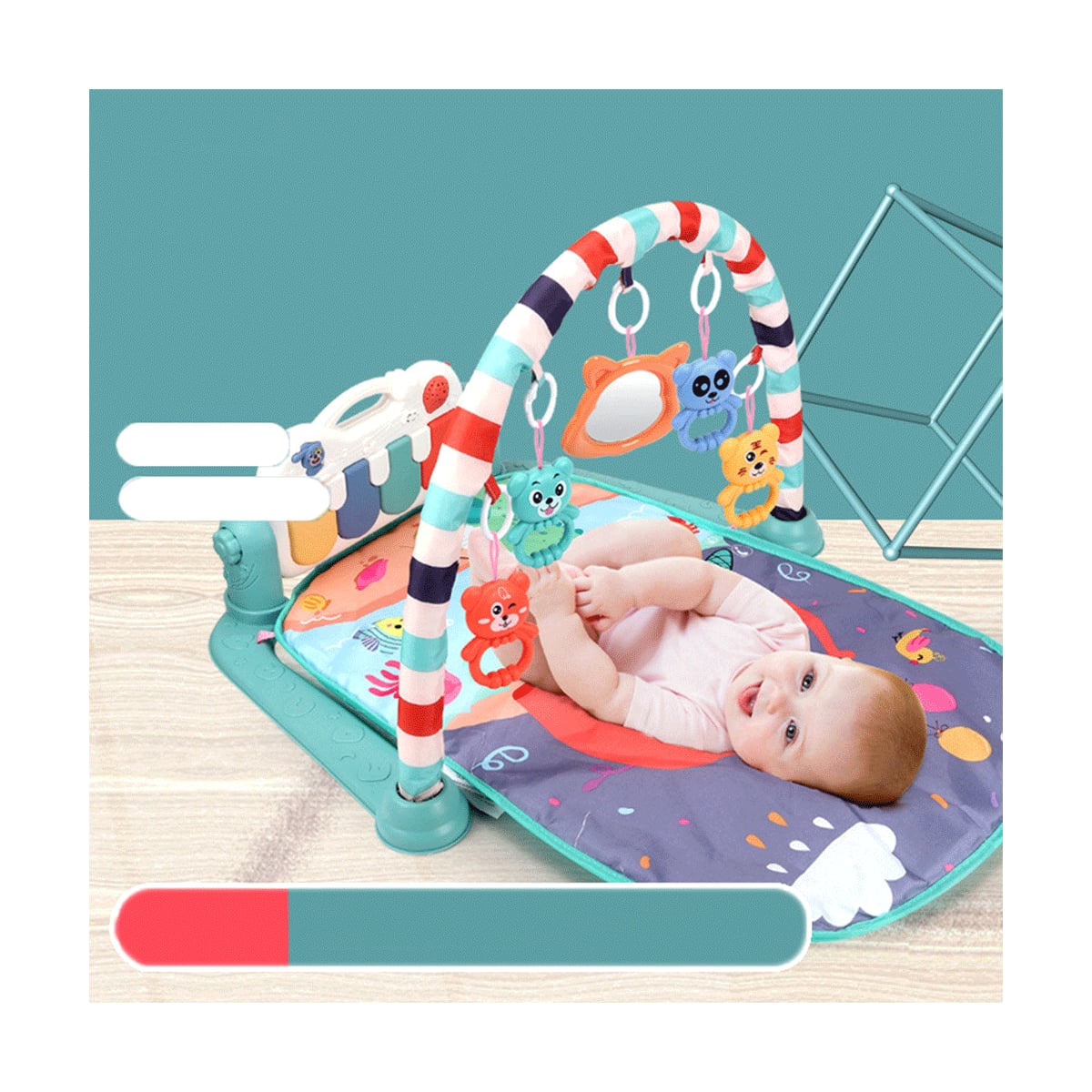 Baby Piano Mat Multifunctional Harmonium Rack