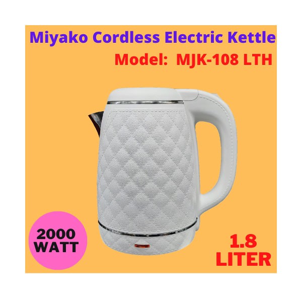 Miyako MJK108 LTH Stainless Steel Electric Kettle 1.8 Ltr