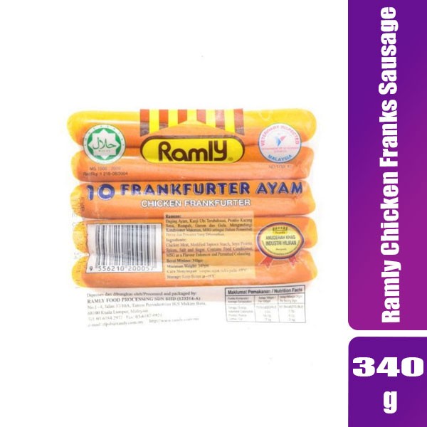Ramly Chicken Franks Sausage 340gm