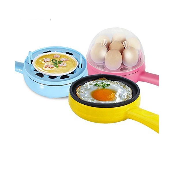 Multi-functional 2 In 1 Frying Pan With Egg Boiler