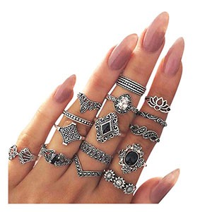 Dropship 2021 New Premium Three Piece Stainless Steel Metal Rings For Woman  2021 Gothic Girl's Fashion Jewelry Wedding Party Unusual Ring to Sell  Online at a Lower Price | Doba