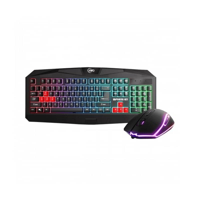 KWG ARIES E1 2IN1 Gaming Combo Multi Color (Keyboard + Mouse)