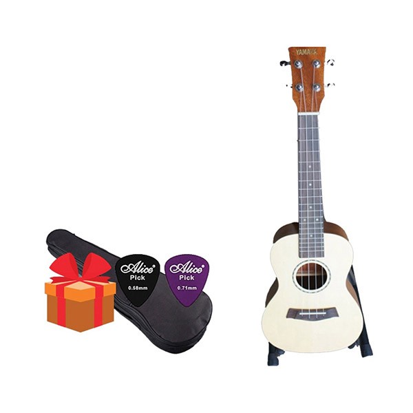 Labu Flutes Yamaha 24 Inch Concert Ukulele Musical Instrument White