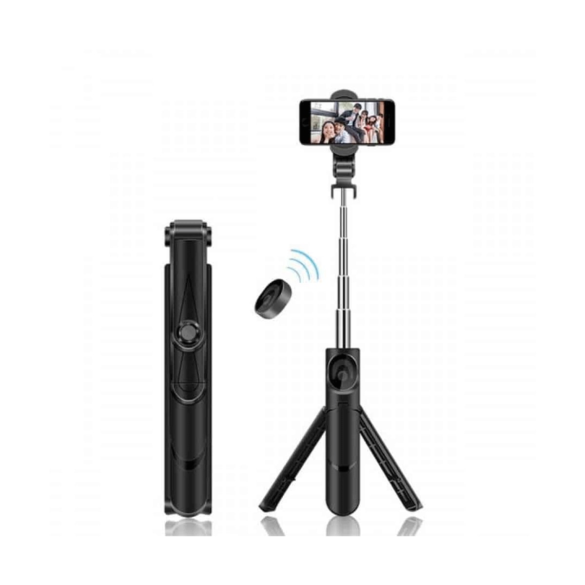 Xt Selfie Stick With Bluetooth Remote Control Tripod Stand