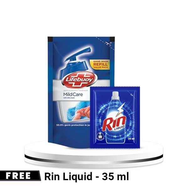 Buy Lifebuoy Handwash Care Refill - 170ml Get Rin Liquid - 35ml